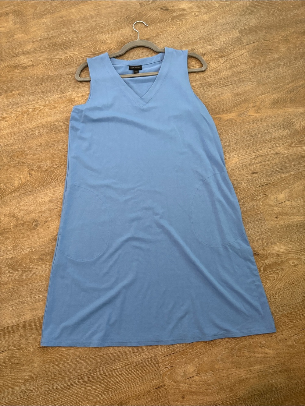 J. Jill Light Blue Sleeveless V-Neck Tunic
